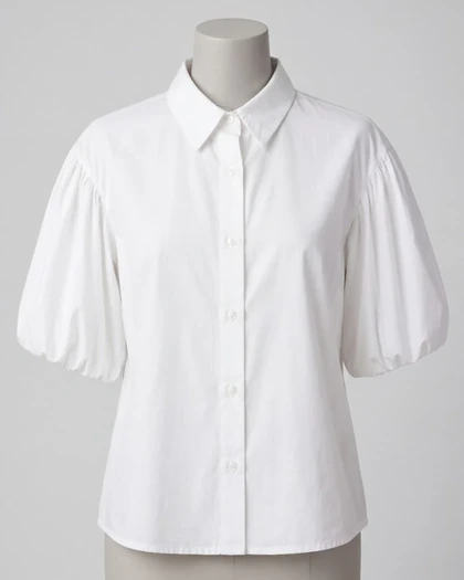 A white blouse on a mannequin
